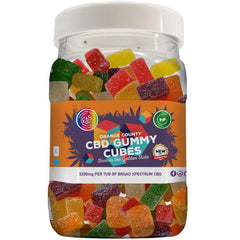 CBD Gummy Cubes (Large Tub)