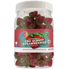 CBD Gummy Strawberries (Large Tub)