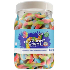 CBD Gummy Worms (Large Tub)