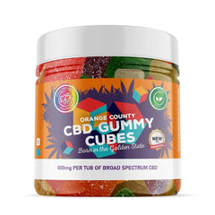 CBD Gummy Cubes (Small Tub)