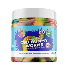 CBD Gummy Worms (Small Tub)